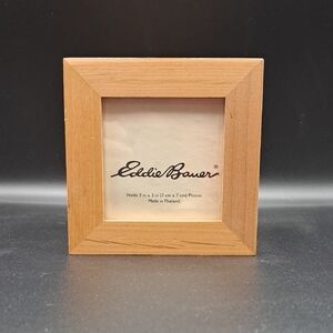 Eddie Bauer Tan Wooden Picture Frame